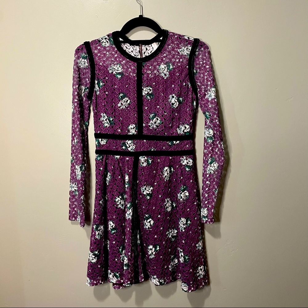 SM floral lace dress purple from target